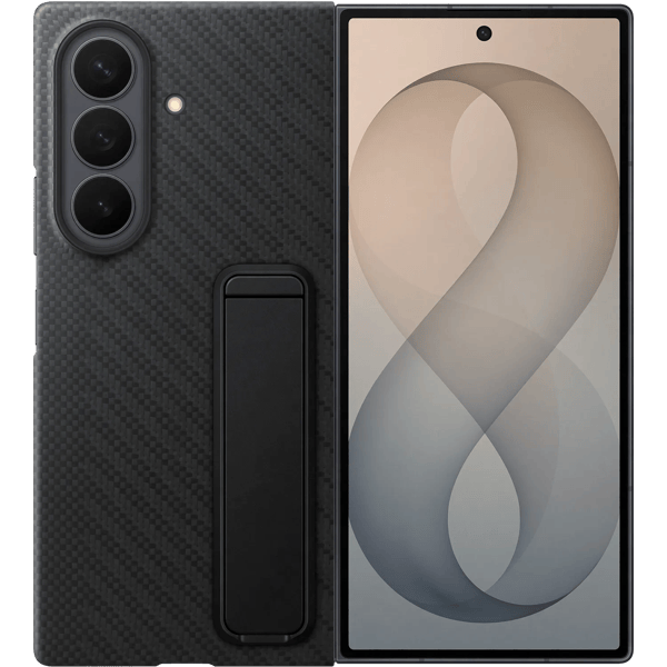 SAMSUNG FOLD8 Ultra carbon standing suojakotelo