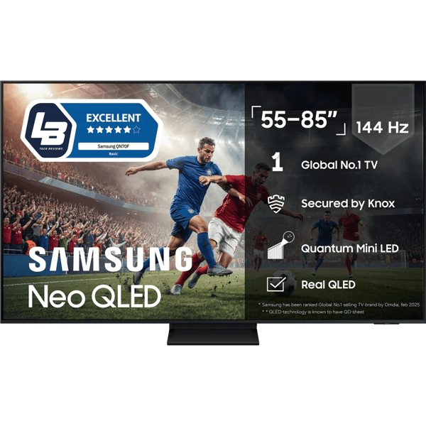 Samsung 55" QN70F Neo QLED 4K Edge Mini LED Smart TV (2025)