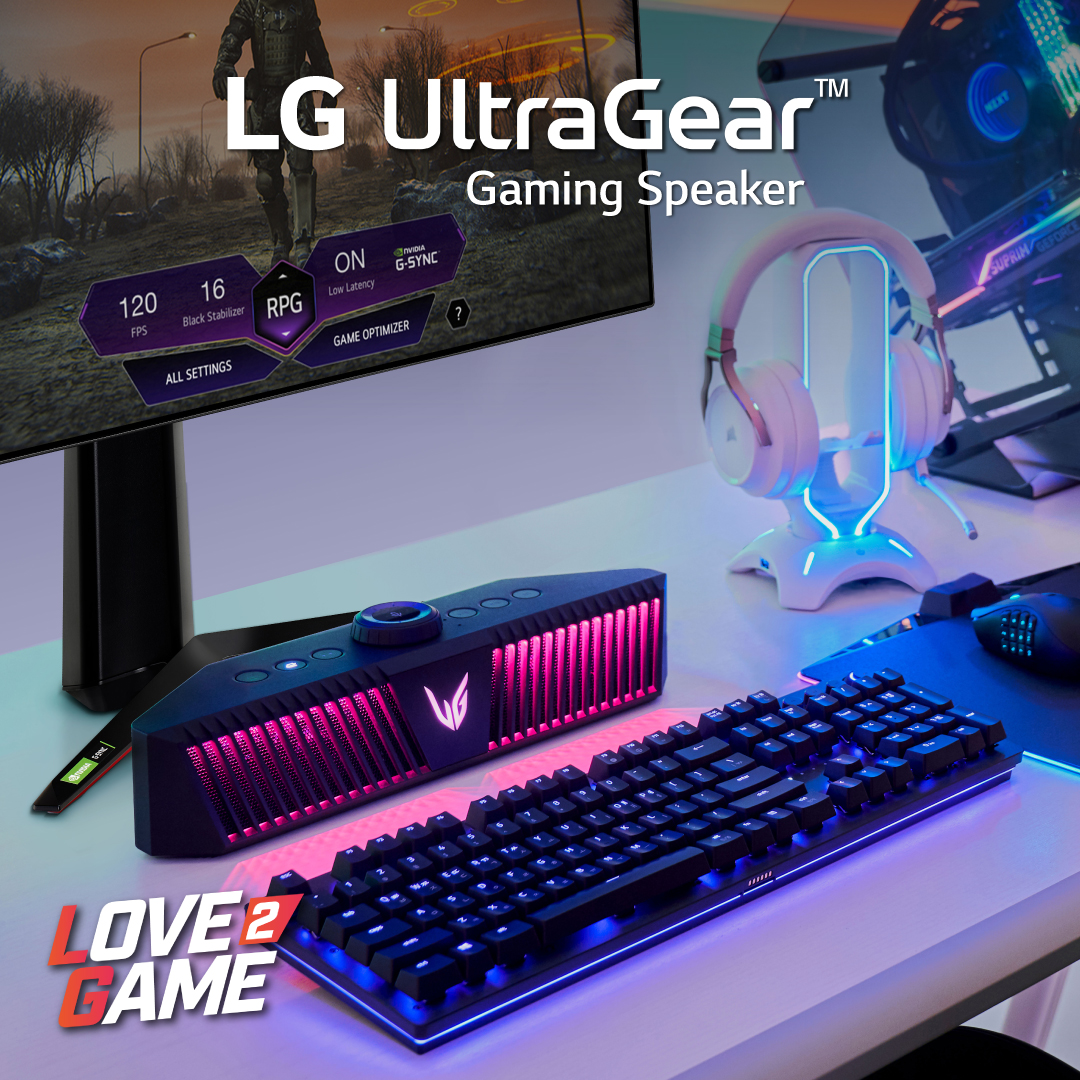 LG Ultragear GP9 pelikaiutin lifestyle 2