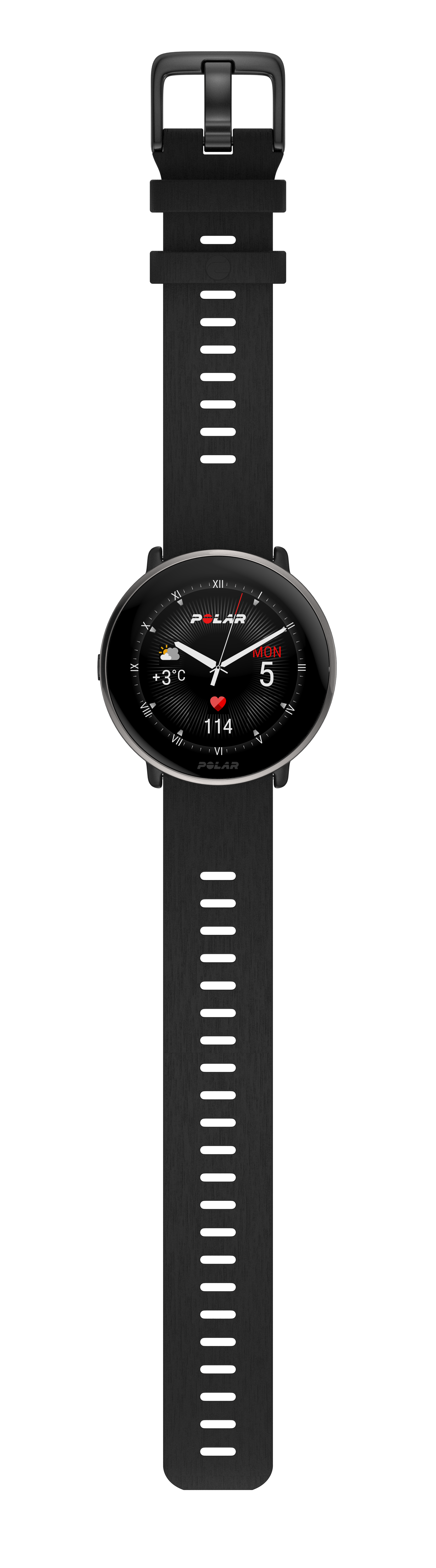 Polar Ignite 3 Titanium Black Silicone 