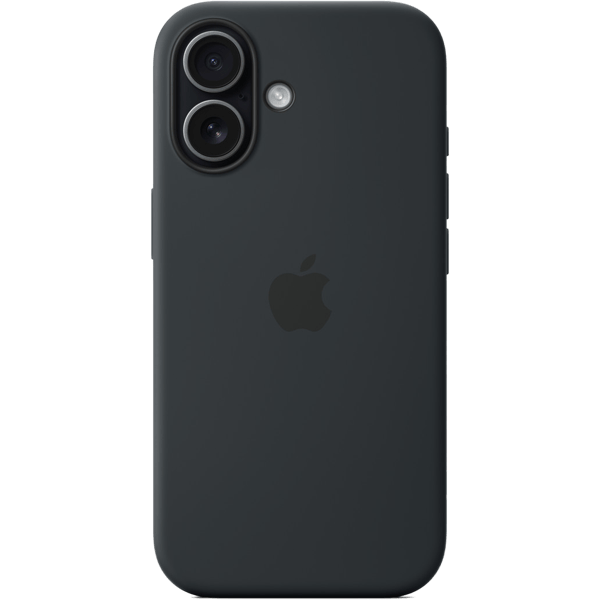 Apple iPhone 17 -silikonikuori MagSafe, musta