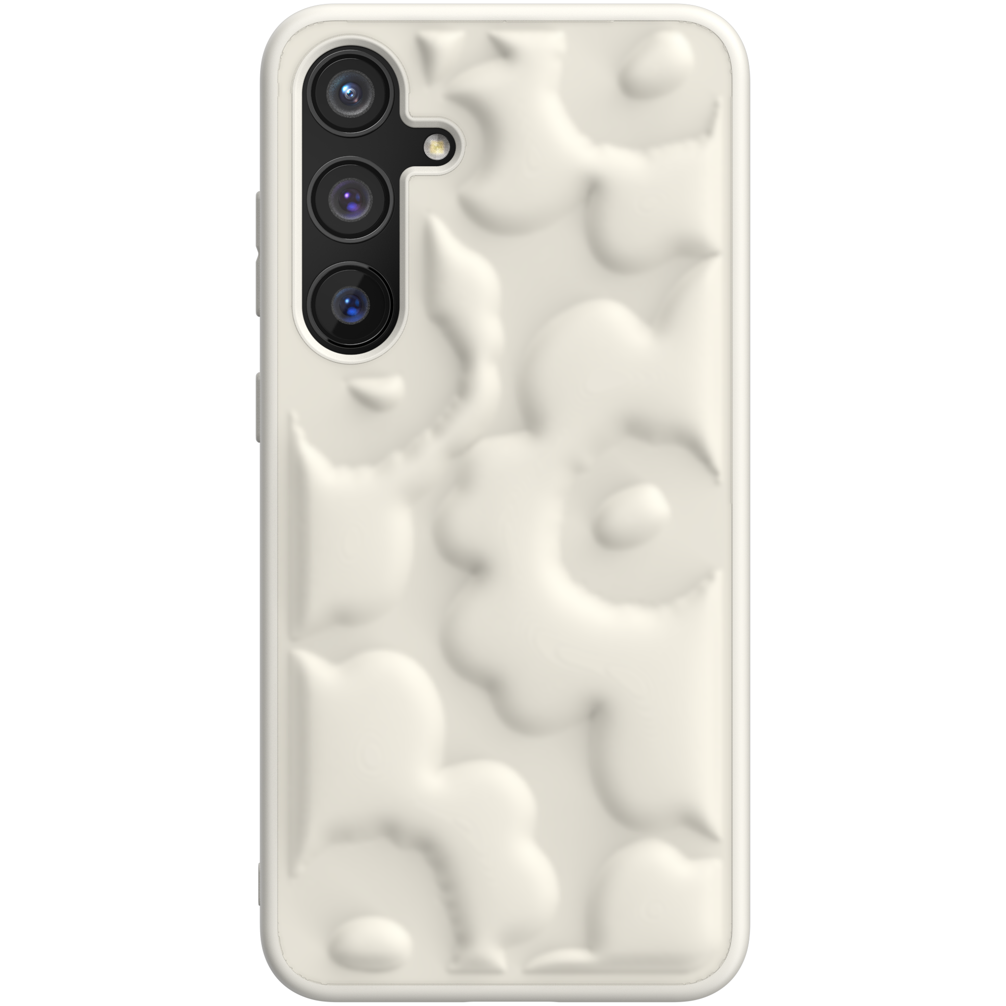 【marimekko×samsung】スマホケース Embossed Case S24+ Samsung x marimekko Galaxy S24+ Embossing Case UNIKKO Iconic