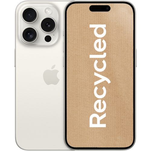 Recycled iPhone 15 Pro White Titanium