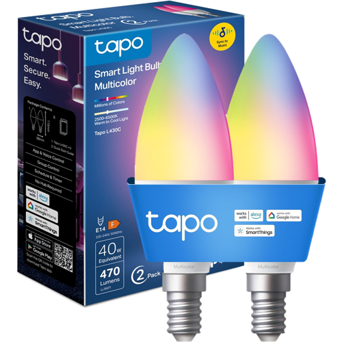 TP-Link Tapo L430C älylamppu E14 2 kpl 1