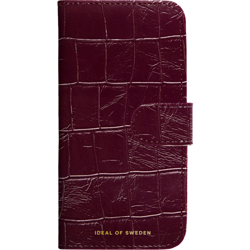 Ideal of Sweden Magnet Wallet+ MagSafe iPhone 17 Fine Wine Croco 4
