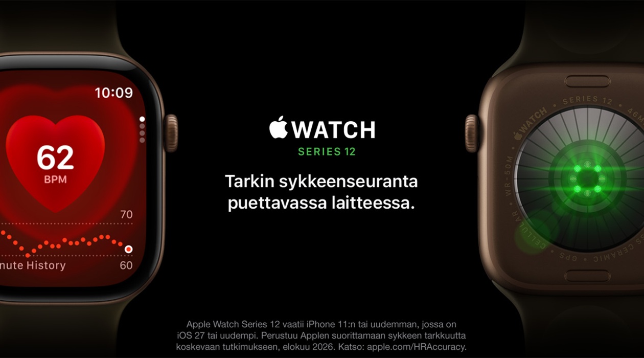 Apple Watch Series 12. Sydämenasia.