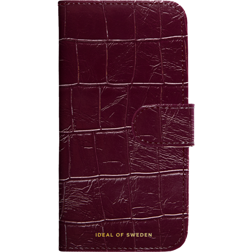 Ideal of Sweden Magnet Wallet+ MagSafe iPhone 13 / 14 / 16e / 17e Fine Wine Croco 5