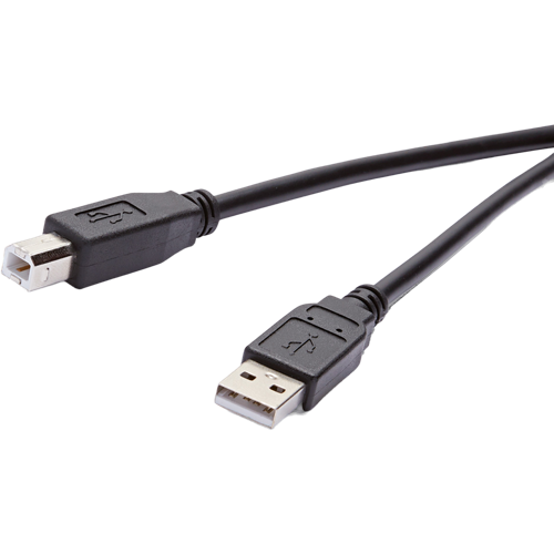 Vivanco USB-B/USB-A cable M-M 1.8m black