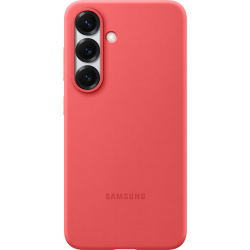 Samsung Galaxy S25 Silicone Case Red 1