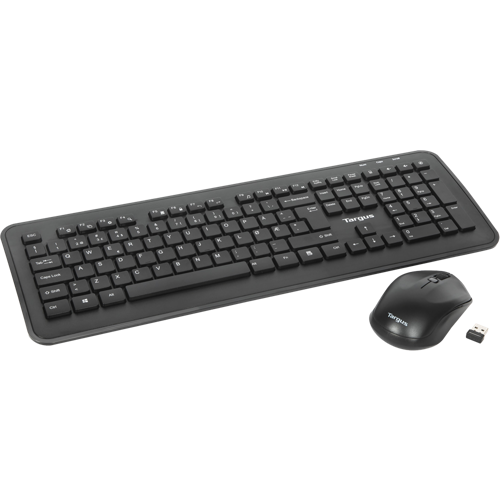 Targus®️ Full-size 2.4 GHz Wireless Keyboard and Mouse Combo (Nordic) 1