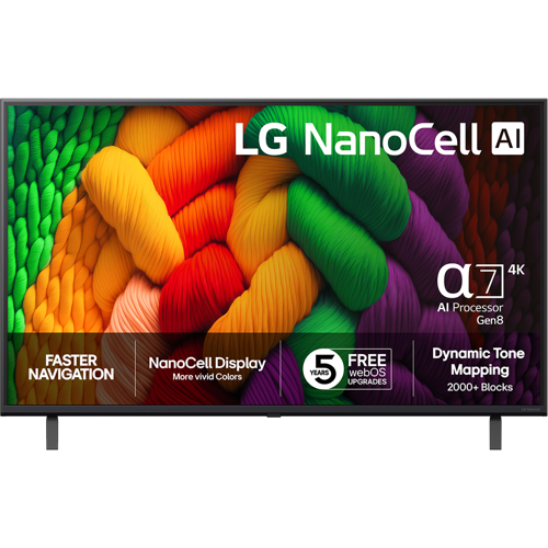 LG 43NANO8EA6A 43" 4K Nano Smart TV	43NANO8EA6A 01