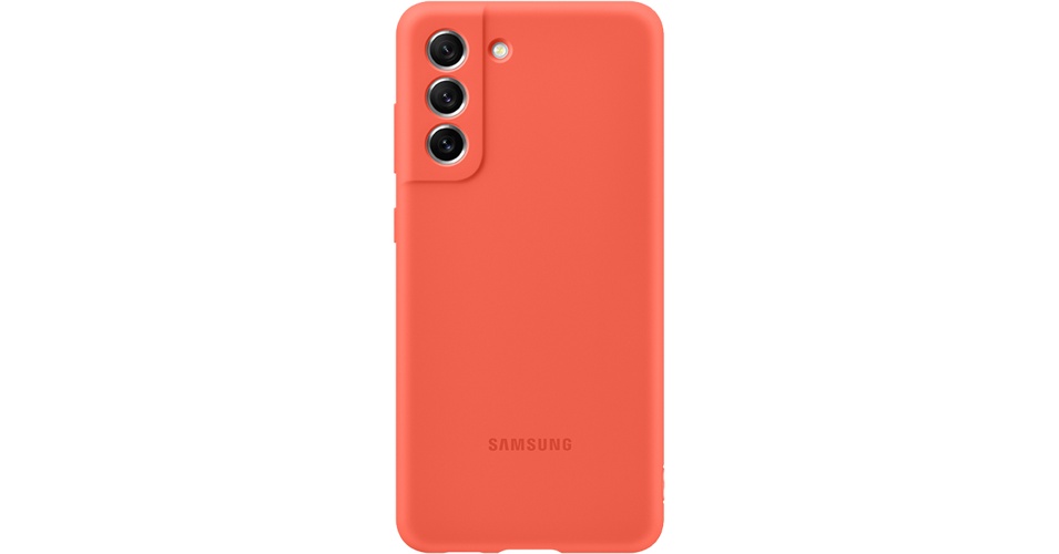 Samsung Galaxy S21 Fe Silicone Cover Coral Telia 5205