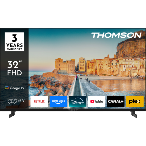 Thomson 32 Full HD Google TV 5.0 Black 32FG2S15C 01