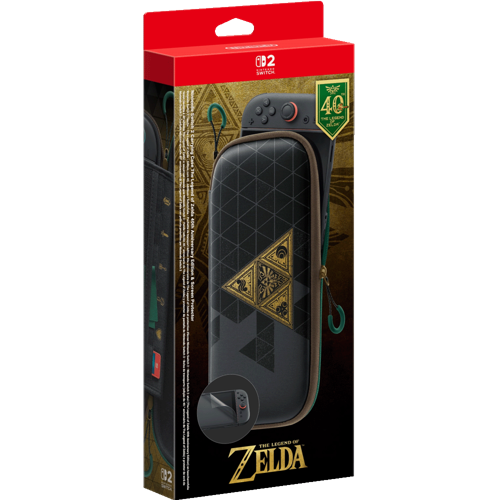 Nintendo Switch 2 The Legend of Zelda 40th Anniversary Edition -kantolaukku & näytönsuoja 1