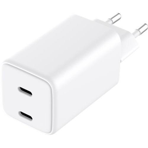 Grateq Olos Wall Charger PD/PPS 2XUSDB-C GAN 65W 1