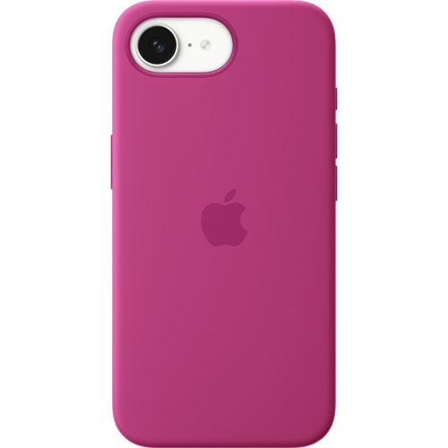 iPhone 16e Silicone Case Fuschia 1