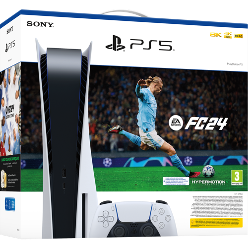 Sony Playstation 5 FC24 pelikonsoli bundle 1