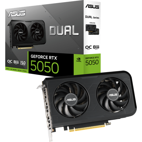 ASUS Dual GeForce RTX 5050 8GB GDDR6 OC Edition 01