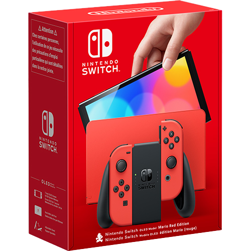 Nintendo Switch OLED Model Mario Red