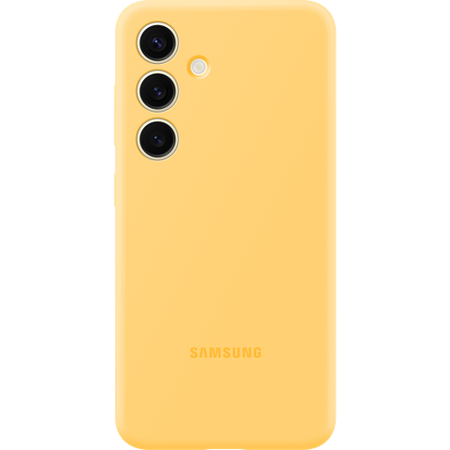 samsung galaxy s24 silicone case yellow 1
