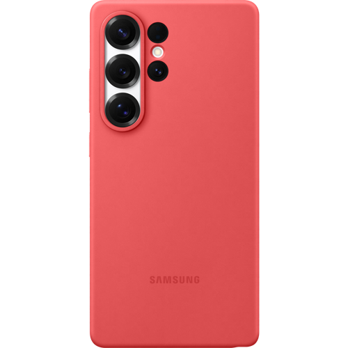 Samsung Galaxy S25 Ultra Silicone Case Red 1