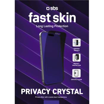 SBS Fast Skin Privacy Crystal -suojakalvo asennettuna