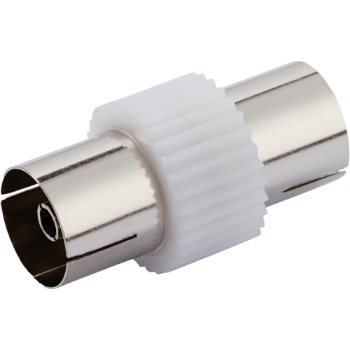 Vivanco Coaxial connector F-F white