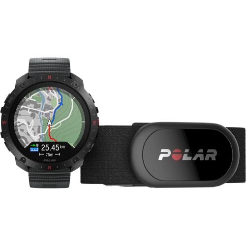 Polar Grit X2 Pro Night Black H10 HR 01