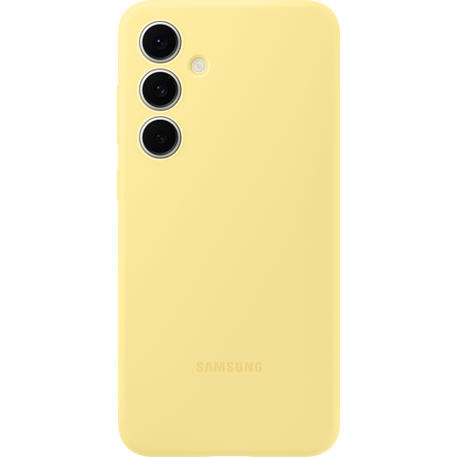 Samsung Silicone Case S24 FE Yellow 1