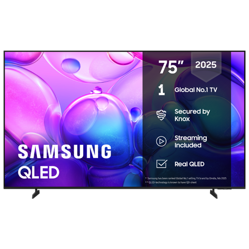 Samsung 75" Q6F QLED 4K Smart TV (2025)	BLACK 1