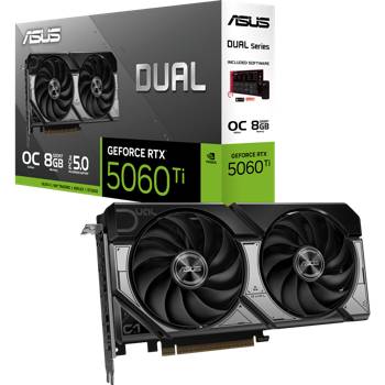 Asus Dual GeForce RTX 5060 Ti 8GB OC -näytönohjain