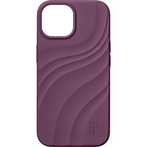 Ideal of Sweden Soft Swirl Silicone Case MagSafe iPhone 13 / 14 / 15 / 16e / 17e Velvet Plum 5
