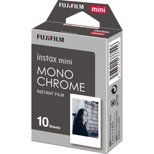 FUJIFILM INSTAX MINI FILM MONOCHROME 10PCS 3
