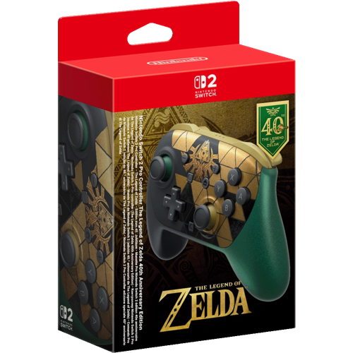 Nintendo Switch 2 Pro Controller The Legend of Zelda 40th Anniversary Edition  6