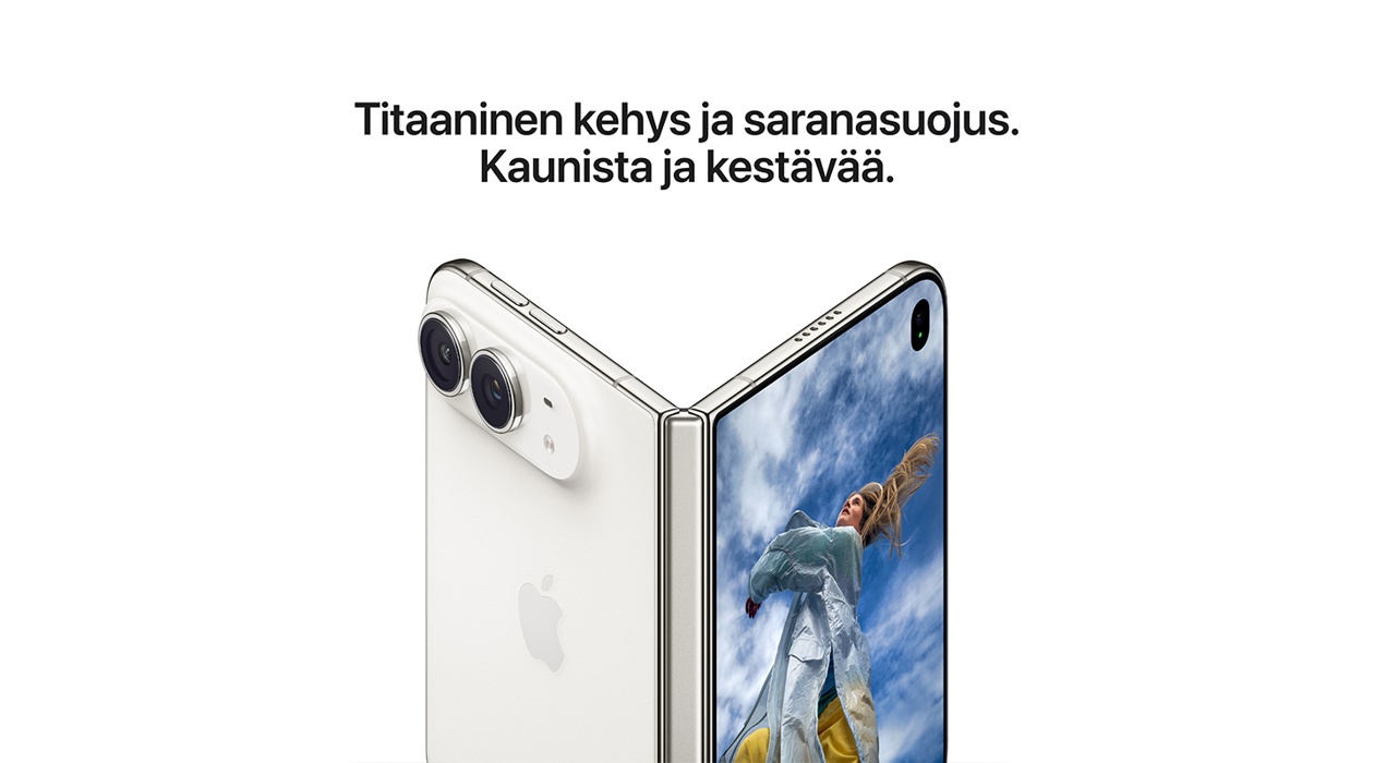 Taitettava rakenne.