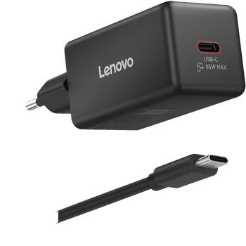 Lenovo Mini GaN 65 W USB-C -laturi ja kaapeli