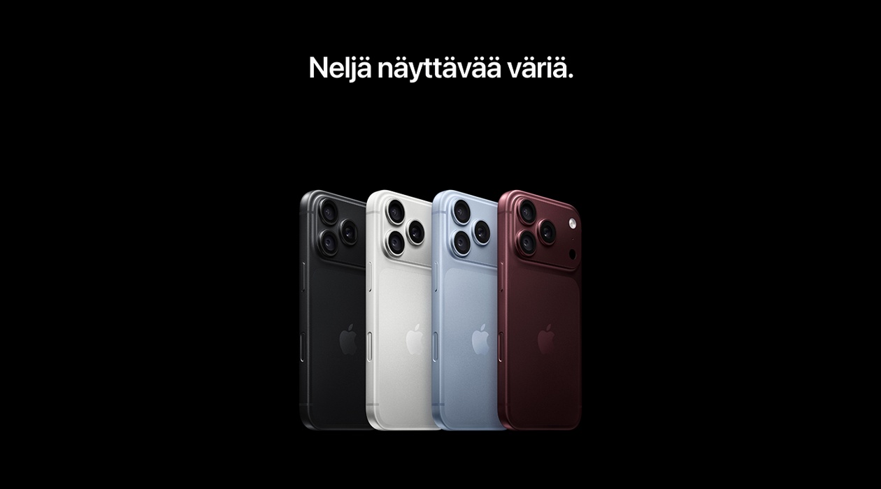 Neljä näyttävää väriä. 