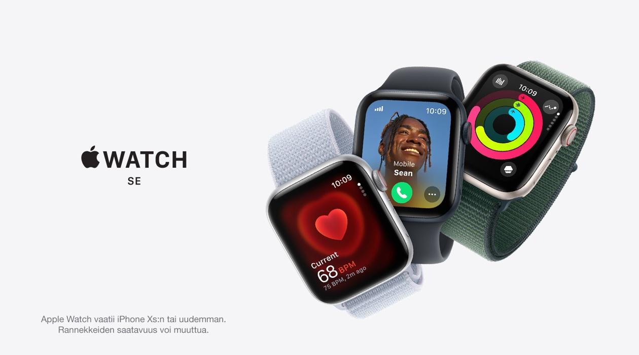 Apple Watch SE. Loistokello loistohintaan.