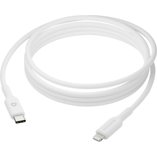 dbramante1928 re-charge cable 2m usb-c lightning white 1