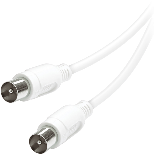 Vivanco Antenna Coaxial Cable M-M 3m 50dB White