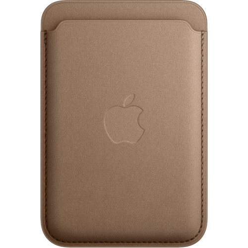 apple finewoven wallet with magsafe Taupe 1