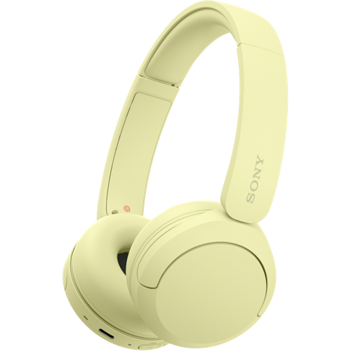 Sony WH-CH520 headphones Yellow 01