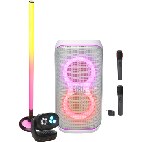 JBL Partybox Club 120 party light paketti valkoinen 1
