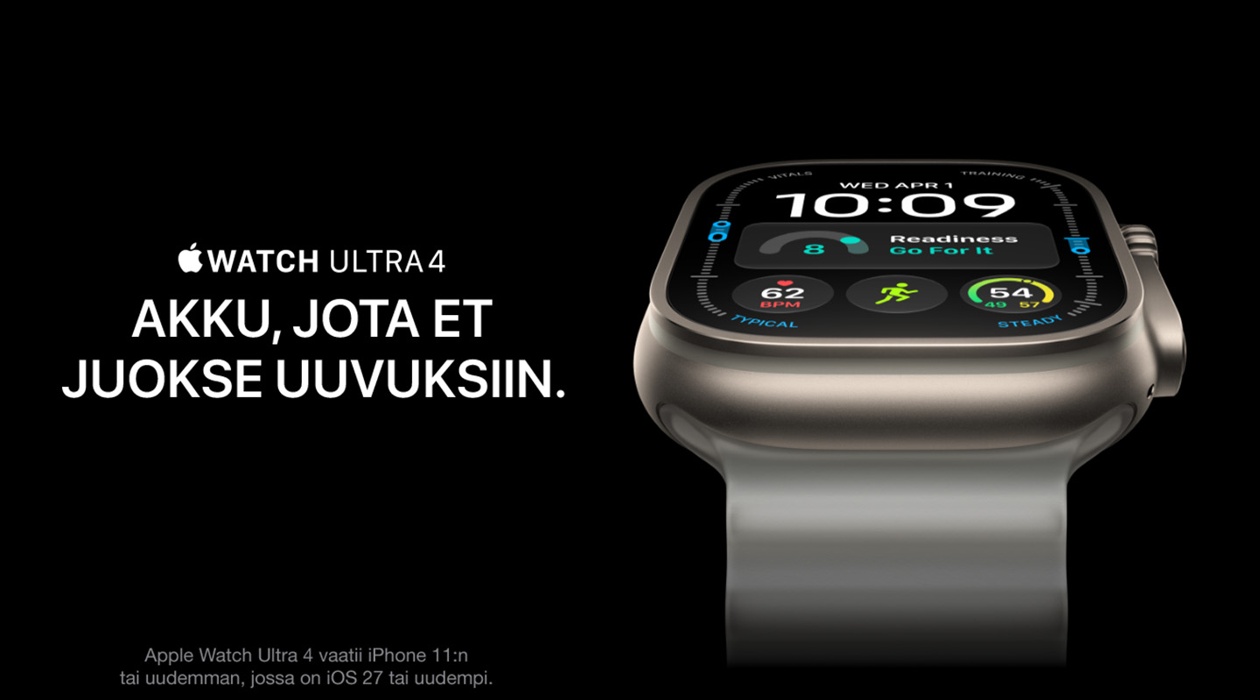 Kaikkien aikojen kello urheiluun ja seikkailuun.