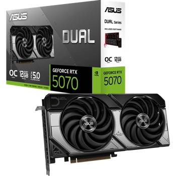 Asus Dual GeForce RTX 5070 12GB OC -näytönohjain