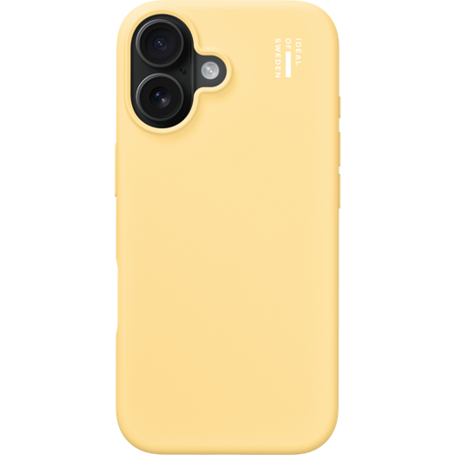 Ideal Of Sweden Silicone Case MagSafe iPhone 16 Soft Lemon 01