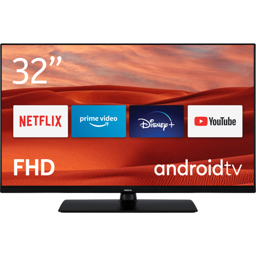 NOKIA 32” FHD ANDROID SMART TV BLACK FNE32GV210 9108347 1