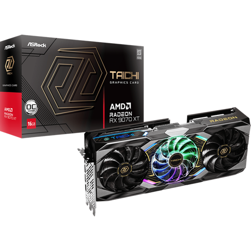 ASRock Radeon RX 9070 XT Taichi 16GB OC 1