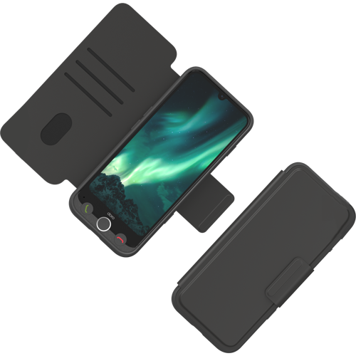 Doro Aurora A31 wallet case graphite 1