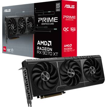 Asus PRIME Radeon RX 9070 XT OC 16GB -näytönohjain